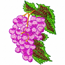 Grapes Embroidery Design 10 Grapes Embroidery Design 10